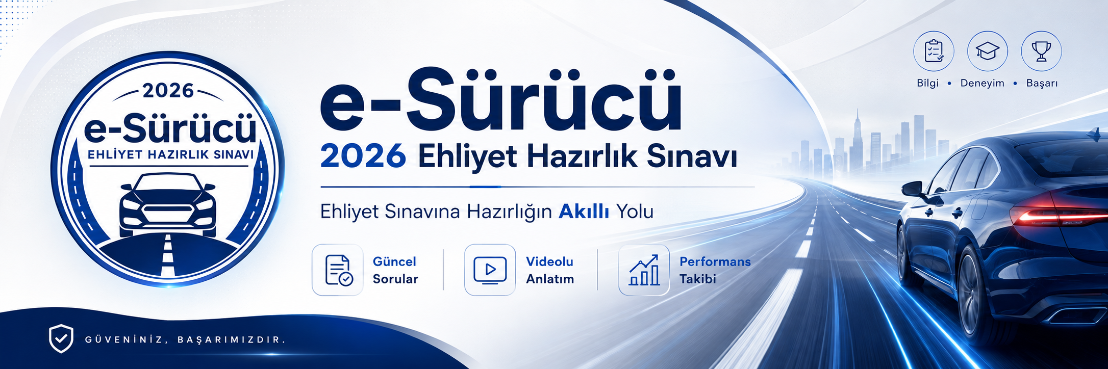 e-Sürücü Ehliyet Hazırlık Şahinbey Gaziantep sürücü kursu kapak görseli