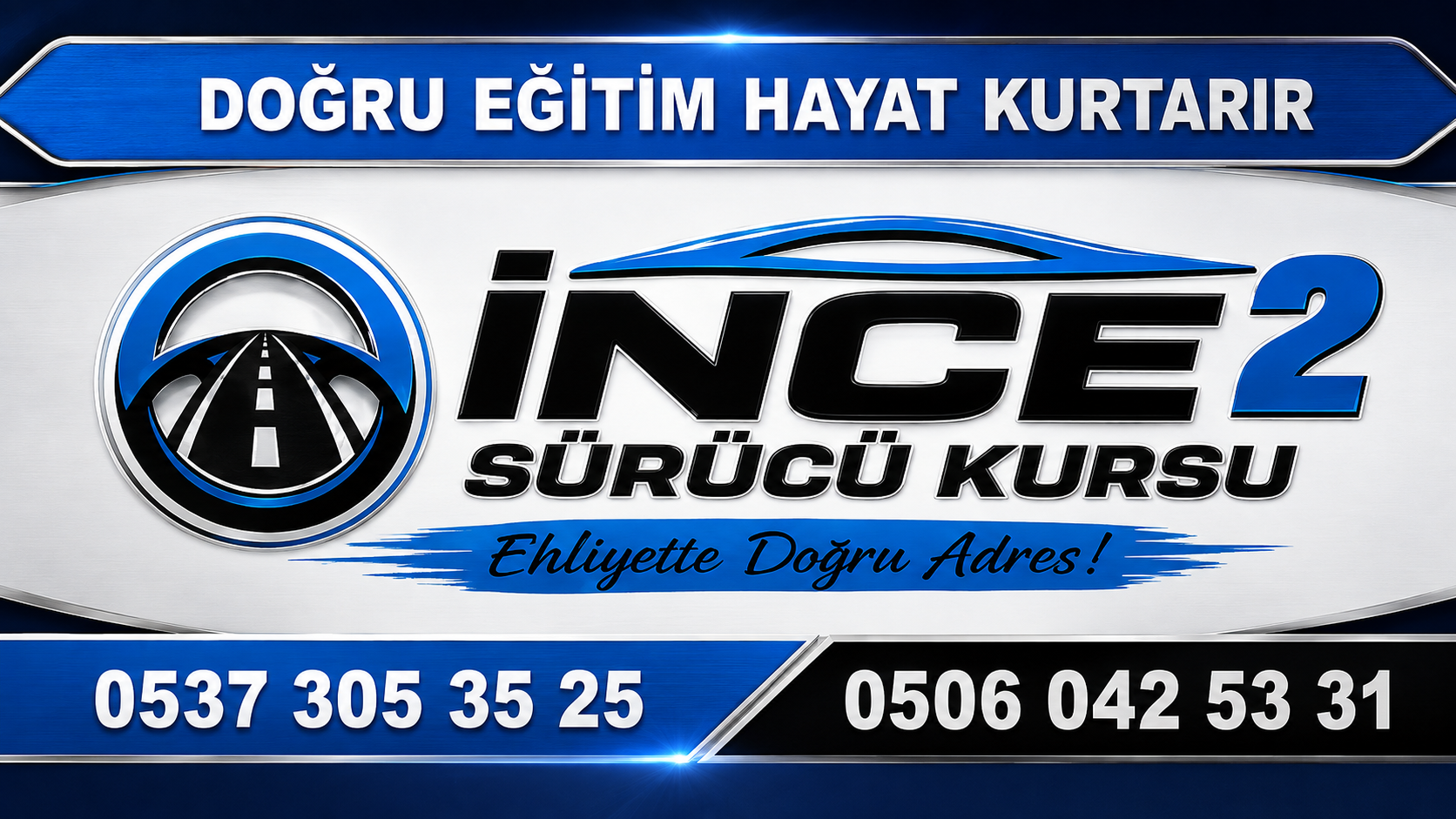 İNCE 2 Sürücü Kursu Şahinbey Gaziantep sürücü kursu kapak görseli